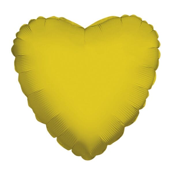 18" Gold Heart