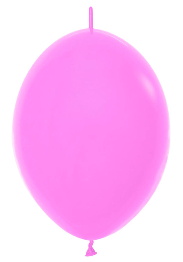 6" Fashion Bubble Gum Pink Link o Loon