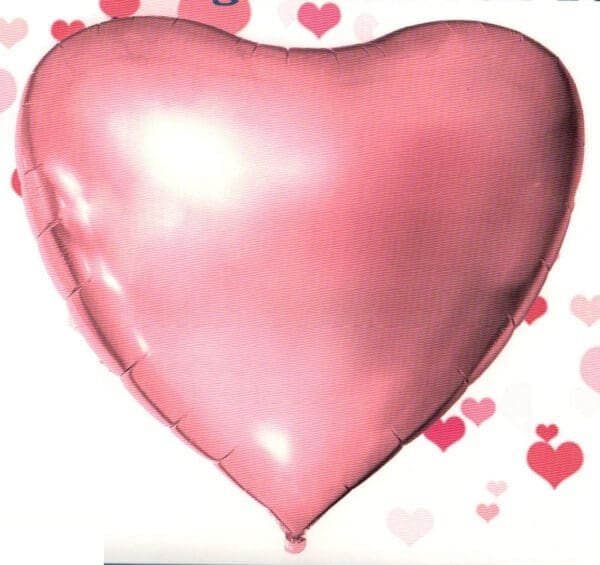 68" Light Pink Heart