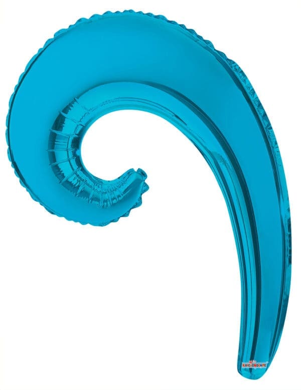 Kurly Wave Turquoise Blue