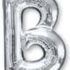 16" Silver Letter B
