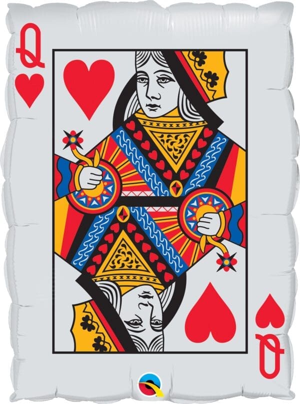 30" QUEEN OF HEARTS/ ACE OF SPADES