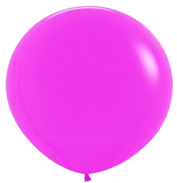 24" Deluxe Fuchsia Balloons - Image 2