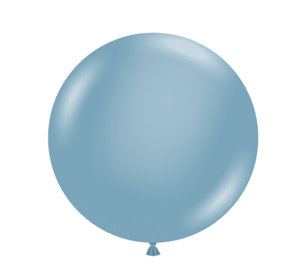 24" Blue Slate Latex Balloons