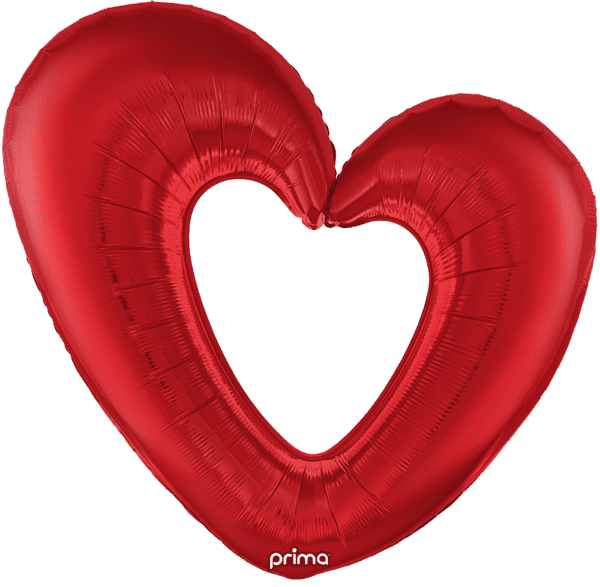 40" Red Open Heart - Image 2