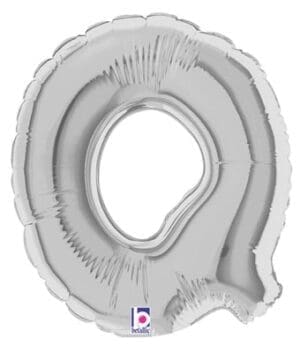 40" Silver Letter Q