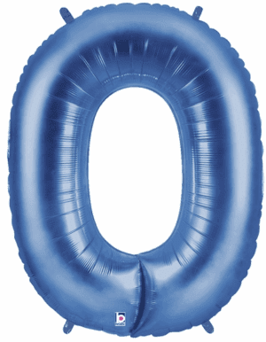 34" NUMBER 0 BLUE