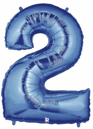 34" NUMBER 2 BLUE