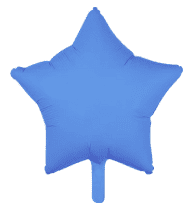 18" Neon Blue Star