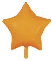 18" Neon Orange Star