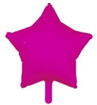 18" Neon Pink Star