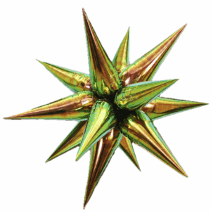 40" Dark Iridescent Starburst