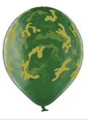 11" Green Camouflage