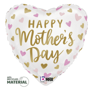 18" Mother's Day Satin Hearts